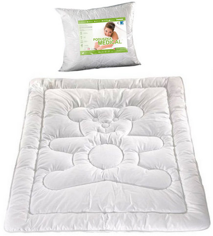 

Zestaw Kołdra 120x150 + Poduszka 40X60 Medical 95°