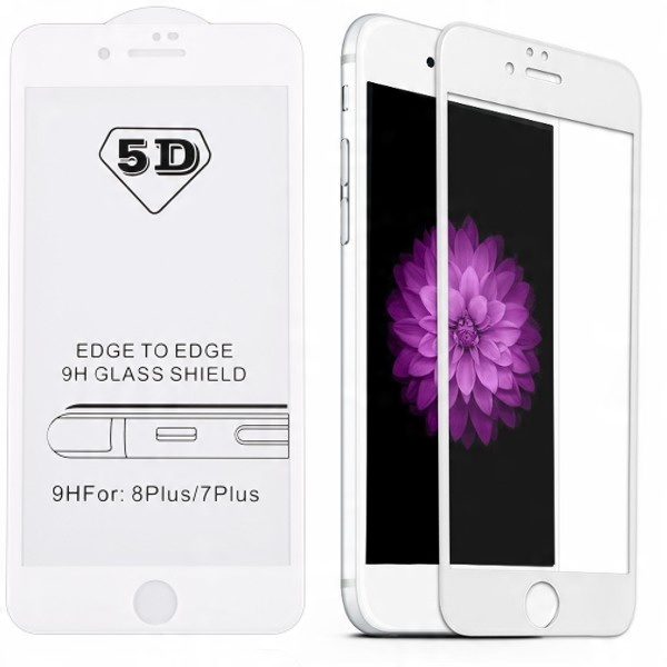 

Szkło Hartowane 5D Cały Ekran Iphone 7 8 Plus Fv