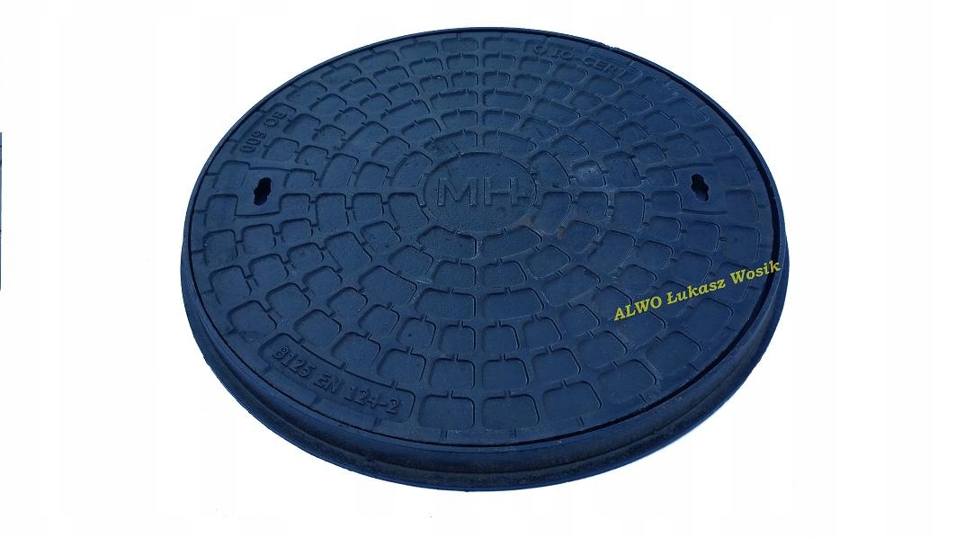 WŁAZ ŻELIWNY okrągły BO 600 POKRYWA SZAMBA 12 TON Marka inna