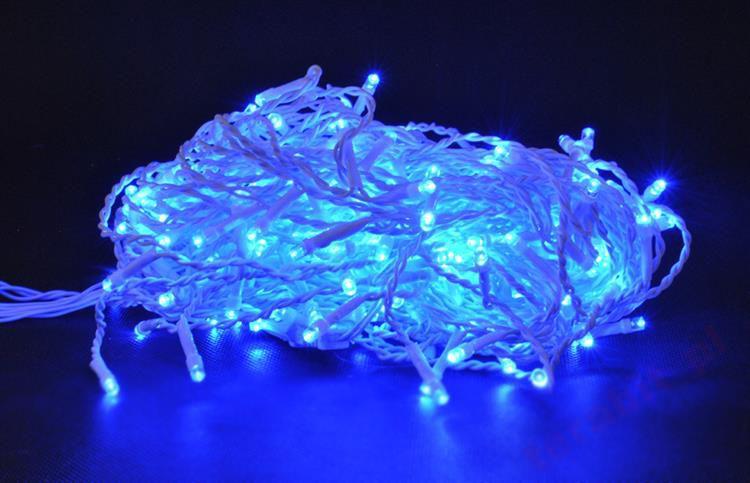 

Lampki Światełka Choinkowe 100LED Sople Niebieskie