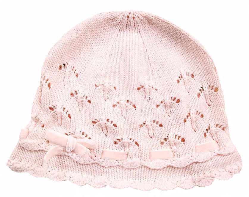 

*h&m* Czapeczka Czapka Ażur Kokardka 86