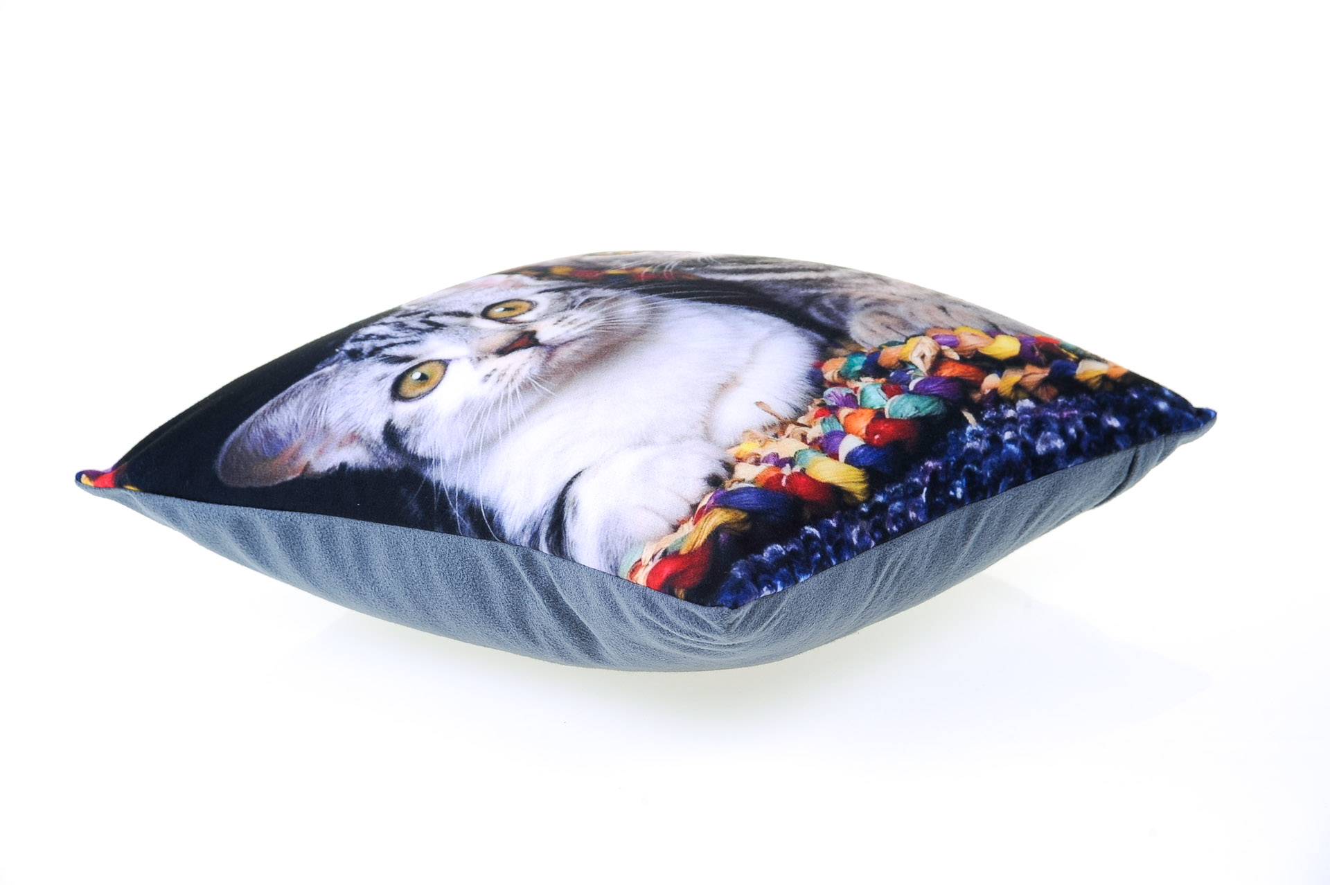 PODUSZKA KOT 32 ZIELONE KOCIE OCZY POSZEWKA JASIEK Długość poduszki 40 cm