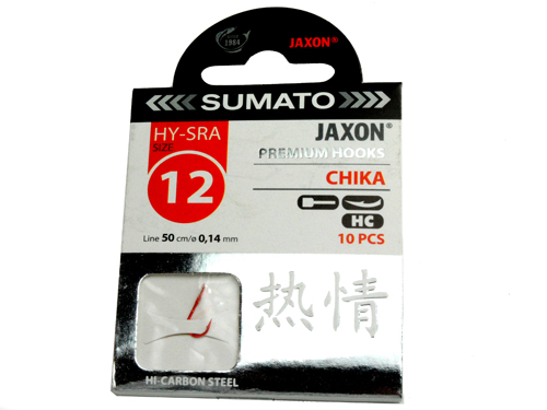 

Haczyki Z Przyponami Sumato jaxon Chika 12 płoć