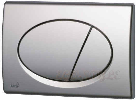 AlcaPLAST Splachovací tlačítko Chrom-MAT M72 Delfín