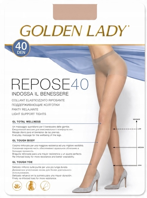 

Golden Lady Repose 40 Masujące Stopniowany Ucisk 2