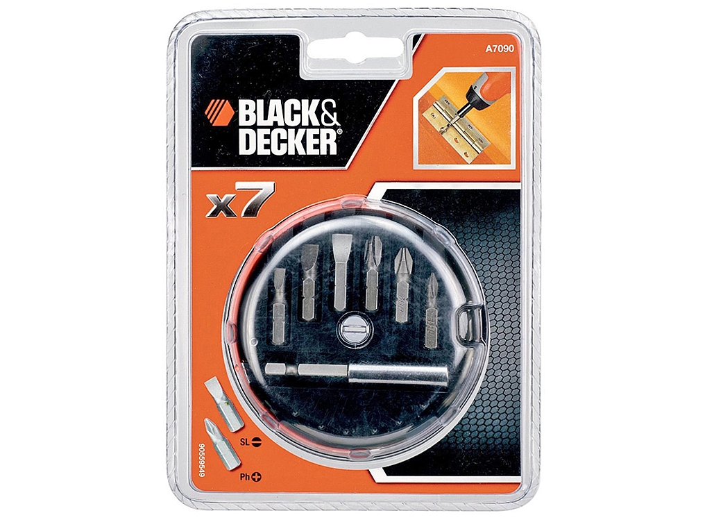 

Bity Zestaw Akcesoriów 7cz A7090 Black Decker