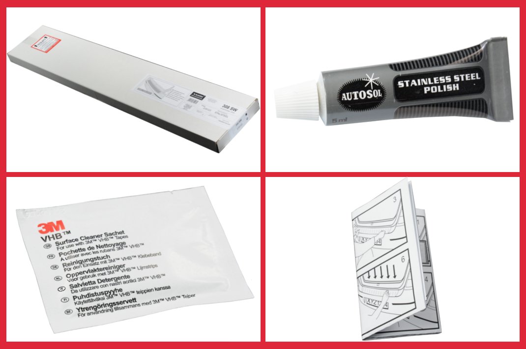 VOLKSWAGEN GOLF 6 PLUS Nakładka listwa zderzak tył Numer katalogowy producenta 2/35389