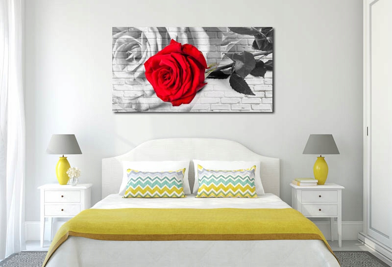 obraz RÓŻA 1 - na płótnie kobiet design Marka AleObrazy