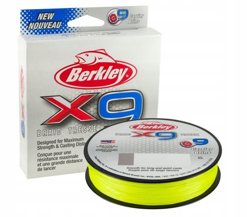 Plecionka Berkley X9 Braid Fluo 0.43MM 200M *2019*