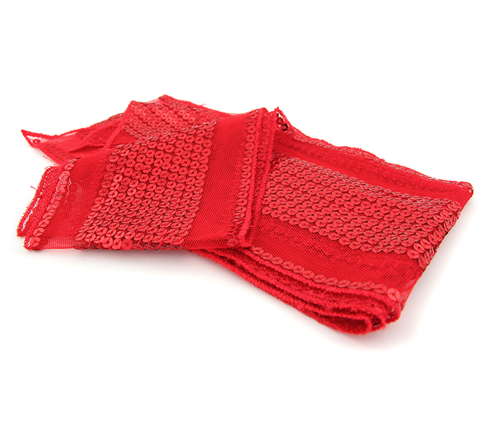 

Szal - Pasek Cekinowy Czerwony