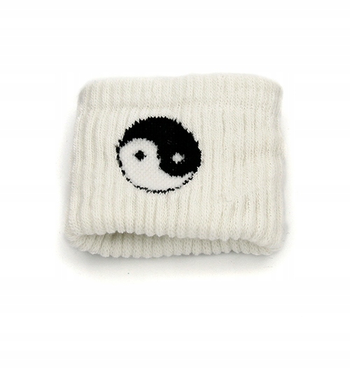 

Opaska Na Rękę Yin-yang Biała Frotka