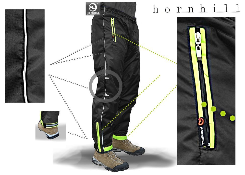 Przeciwdeszczowe WZMOCNIONE spodnie R-paco r.L/XL- Rozmiar L/XL