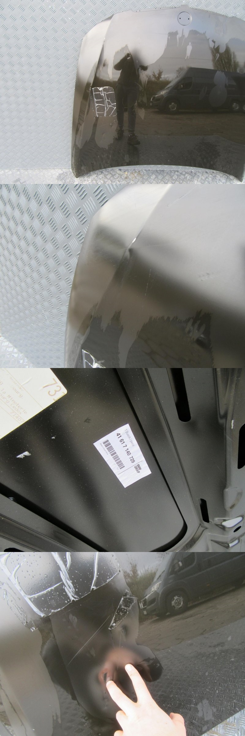 BMW E90 E91 04-08 CAPOT COUVERCLE AVANT NEUF ORG