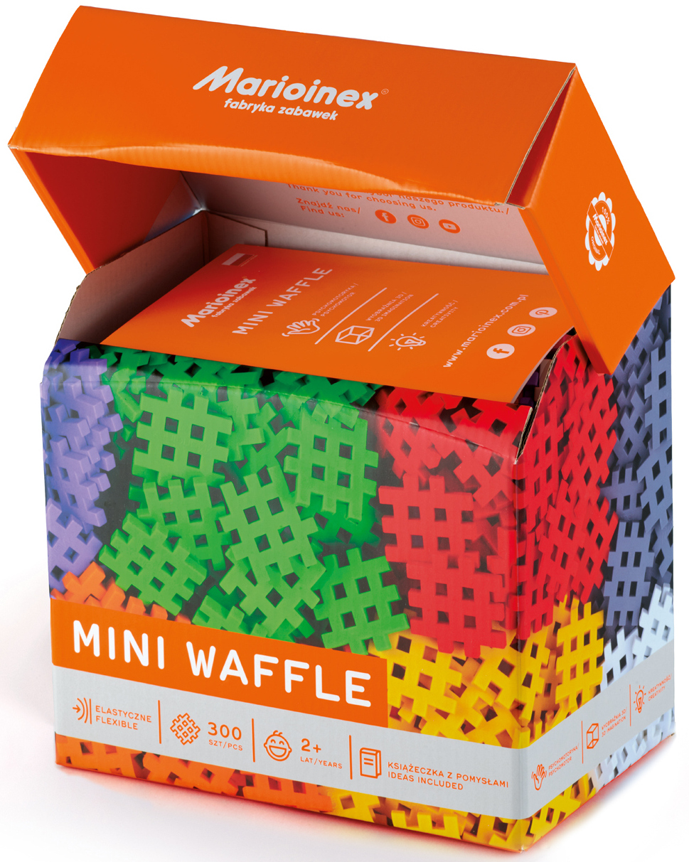 

Mini Waffle Wafle Marioinex 300.EL Klocki Cz-wa