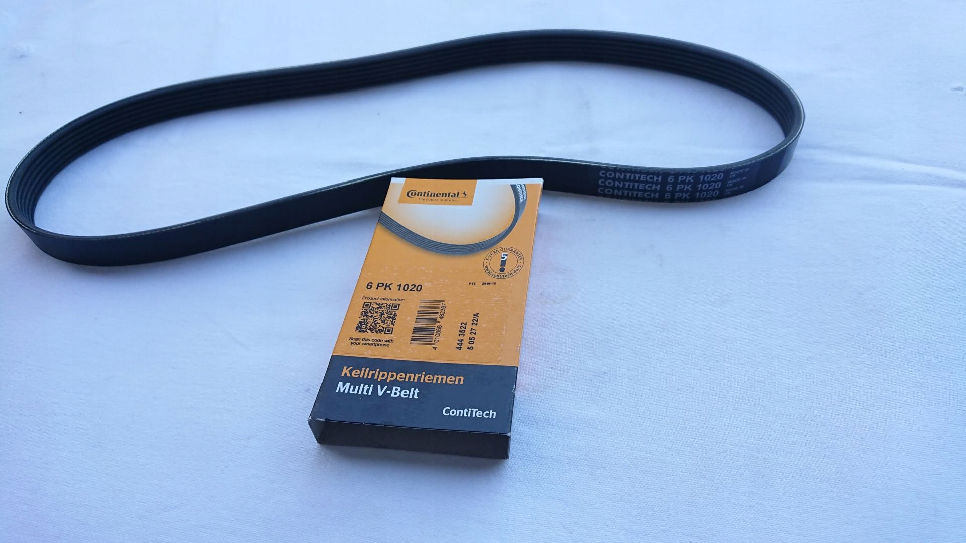 MERCEDES W124 PASEK WIELOROWKOWY 6PK1020 CONTITECH 6PK1020 za 50 zł z ...