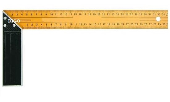 KĄTOWNIK MIERNICZY STALOWY STOLARSKI MIARA 250 MM