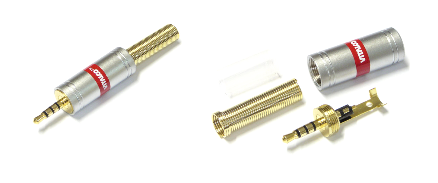 

Wtyk 2.5mm mini Jack 4 polowy 4mm