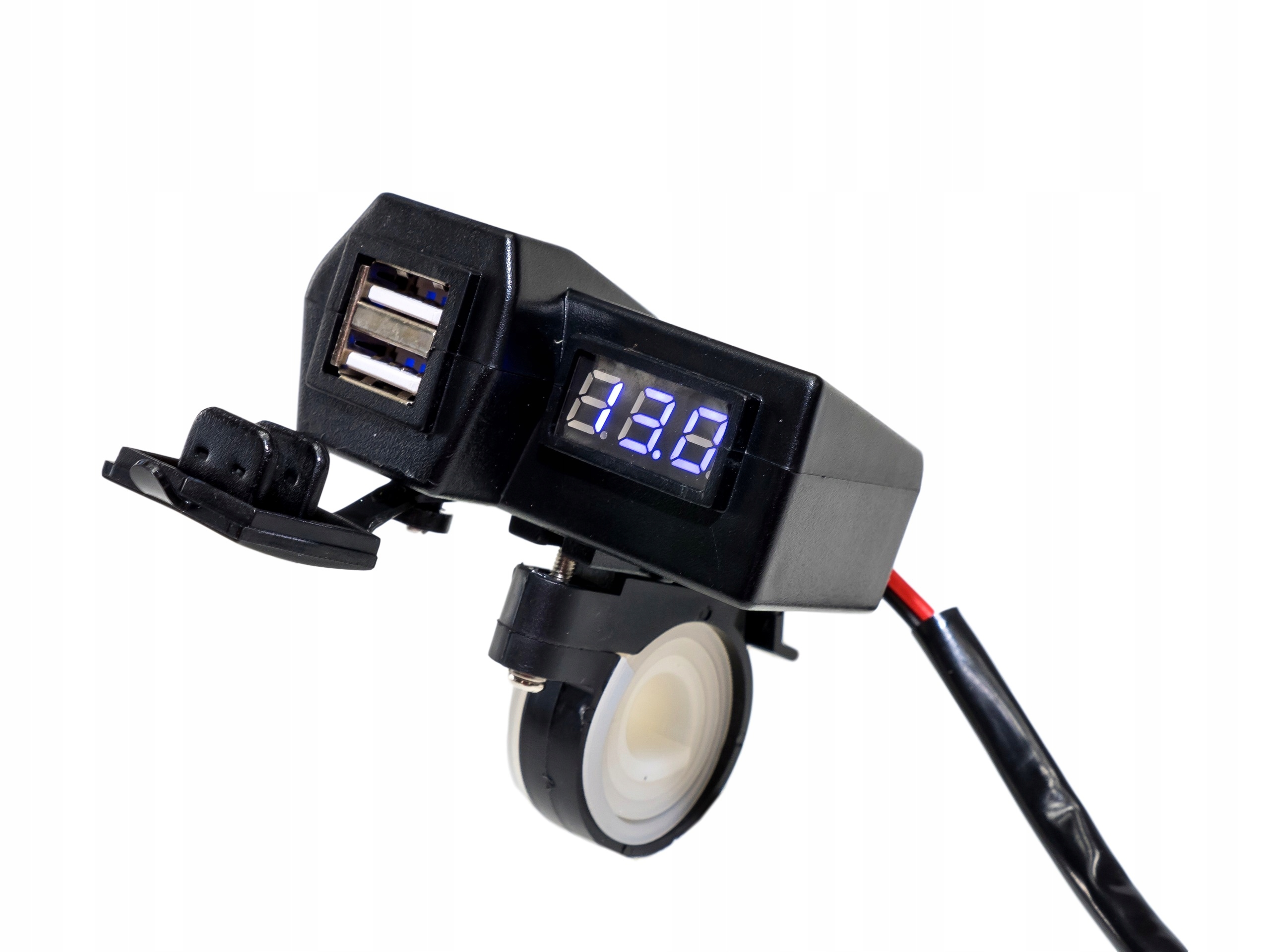 

Gniazdo 2 X Usb 5V 3.1 A woltomierz (blue)