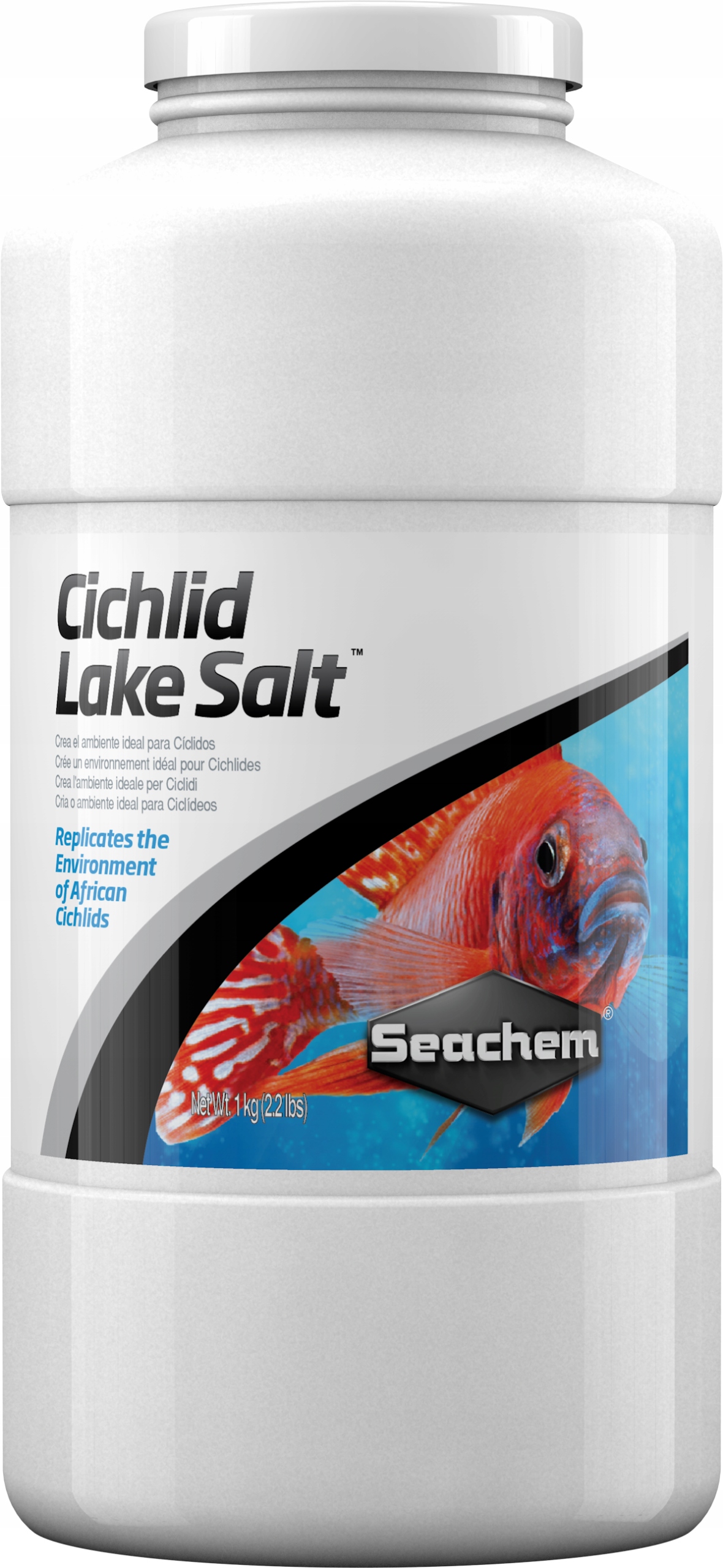 Levně Seachem Cichlid Lake Salt 1 kg Sůl pro cichlidy