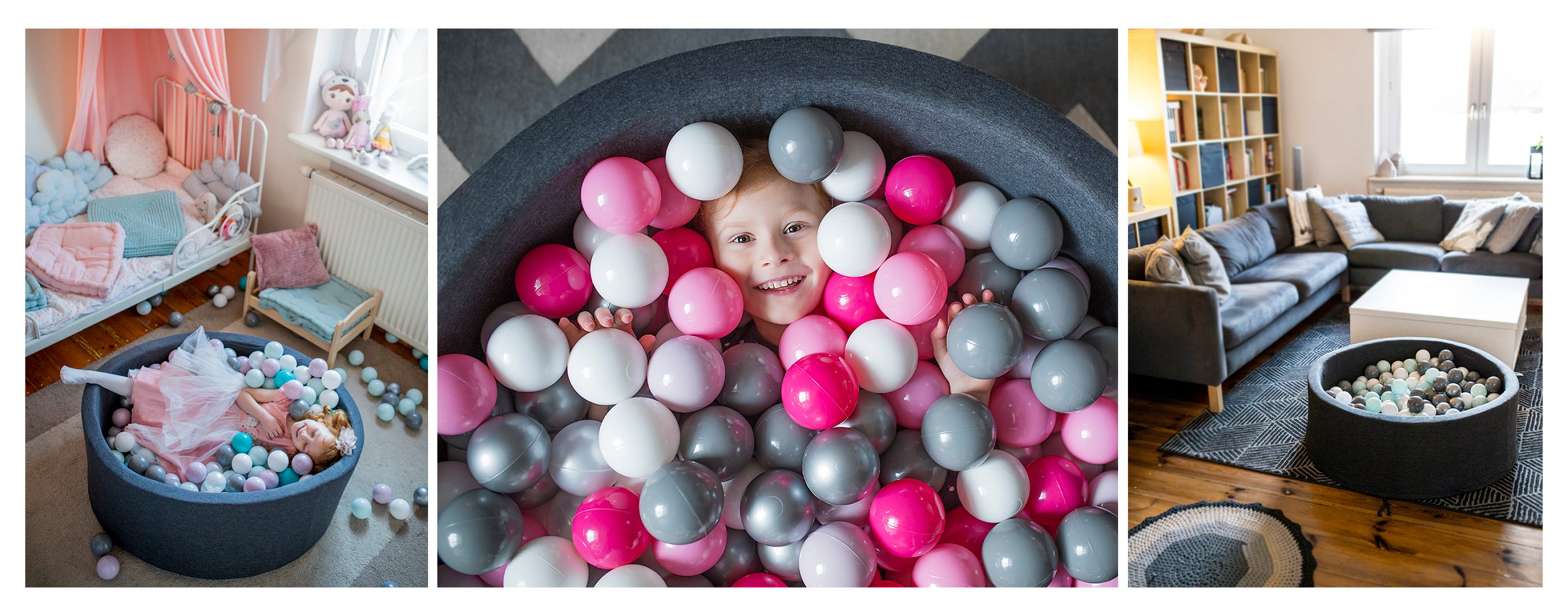 KULKI PIŁKI PIŁECZKI PLASTIKOWE 400szt 7cm 9kol Marka SaleNET