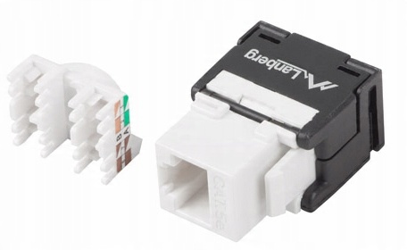 

Gniazdo Złacze Keystone RJ45 Lsa Utp Kat 6 45x45
