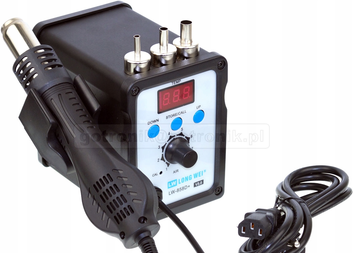 

_Stacja lutownicza Long Wei LW-858D+ V3.0 Hot-air_