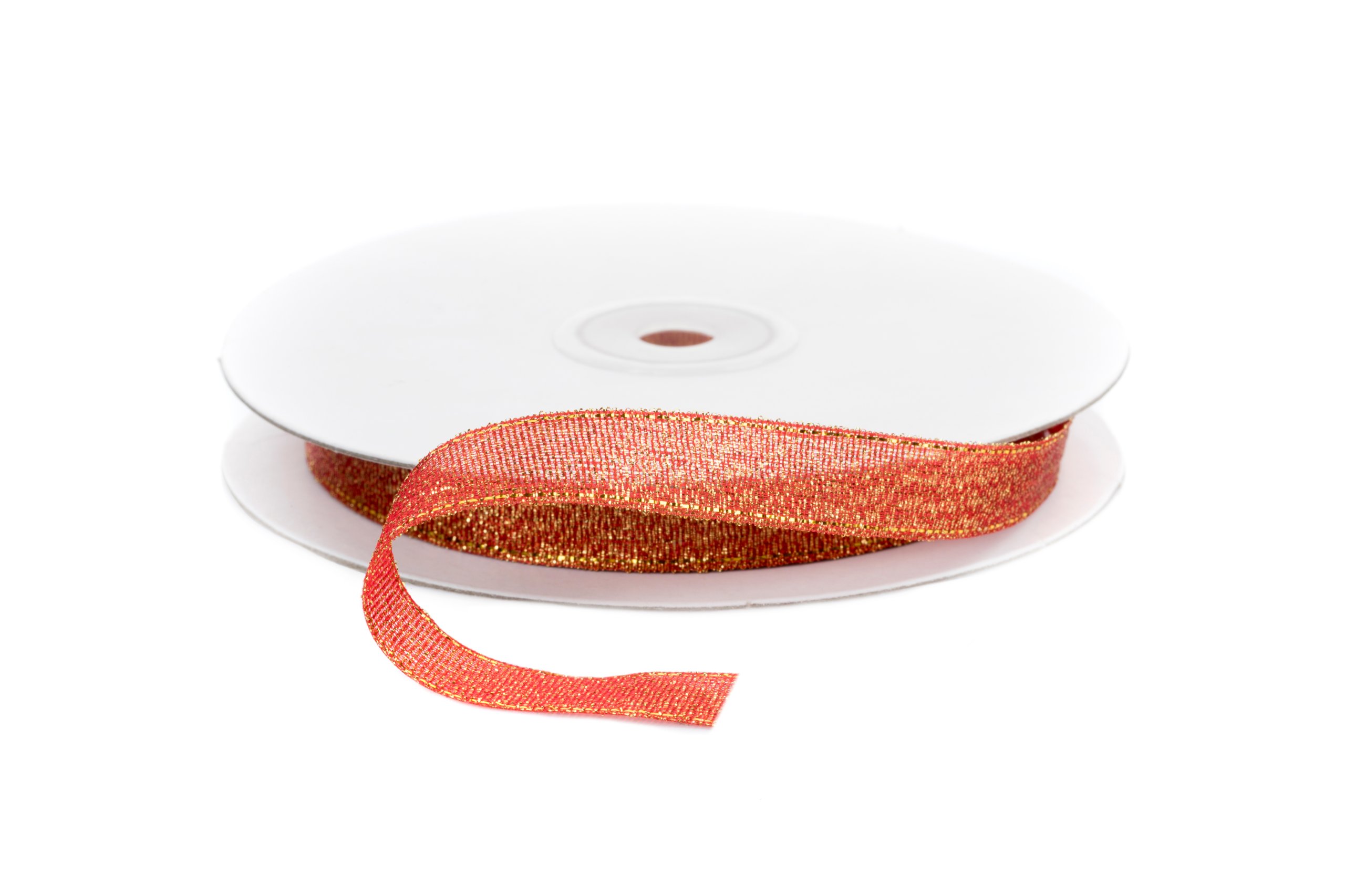 

Tasiemka Brokatowa Pomarańczowa Wstążka 6mm 002