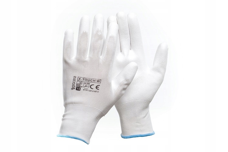 

Rękawice Robocze Powlekane Pu X-touch White r.8