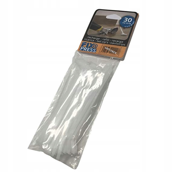 Paski ZIP do zestawu montażowego FIX@PRESS 30szt Długość 12 cm