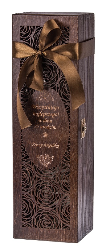 

Skrzynka na wino Podziękowania wesele ślub