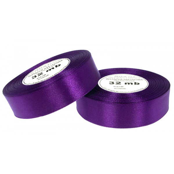 

Wstążka tasiemka satynowa atłasowa 25mm 8123 32mb