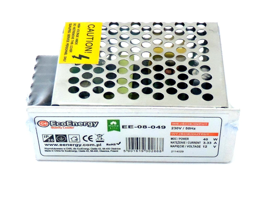 ZESTAW Zasilacz 40W + Taśma 300LED biała 5 metrów Marka inna