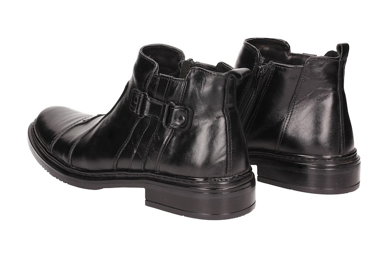 SZTYBLETY TRZEWIKI ZIMOWE POLSKIE SKÓRA 363 CZ 42 Długość wkładki 28 cm