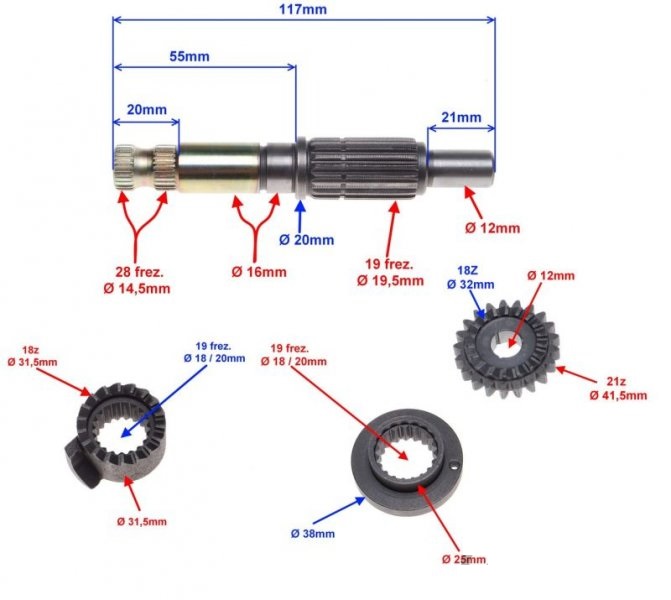 WALEK ROZRUSZNIKA KPL AM6 Part manufacturer other