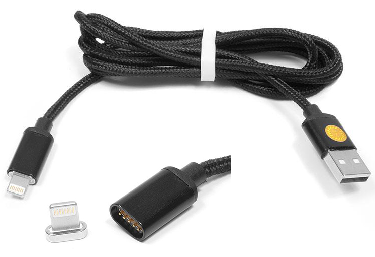 

Kabel 1,2m iPhone Lightning Usb oplot magnetyczny