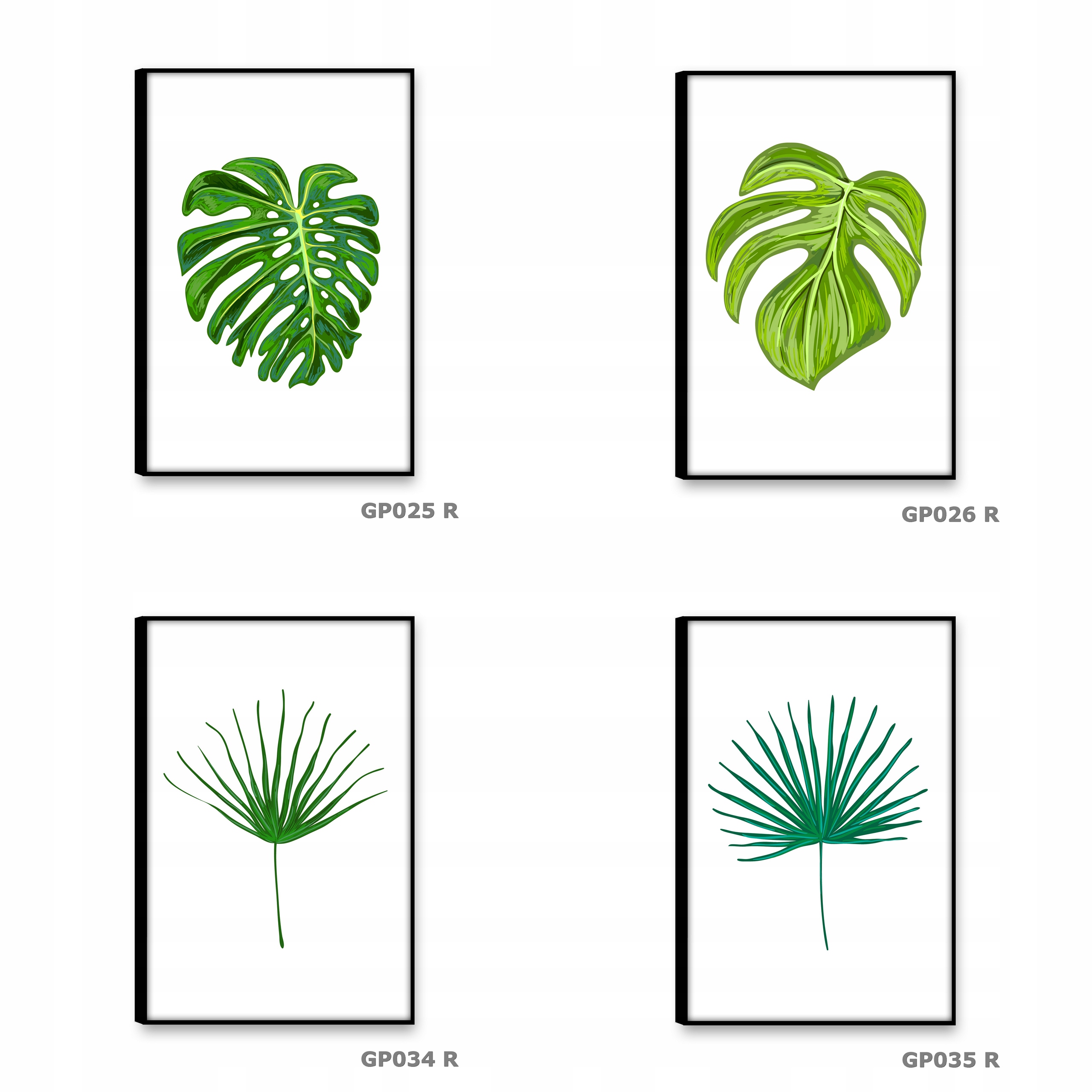 MONSTERA Obrazy na płótnie 30x45 Obraz nowoczesny Materiał wykonania płótno