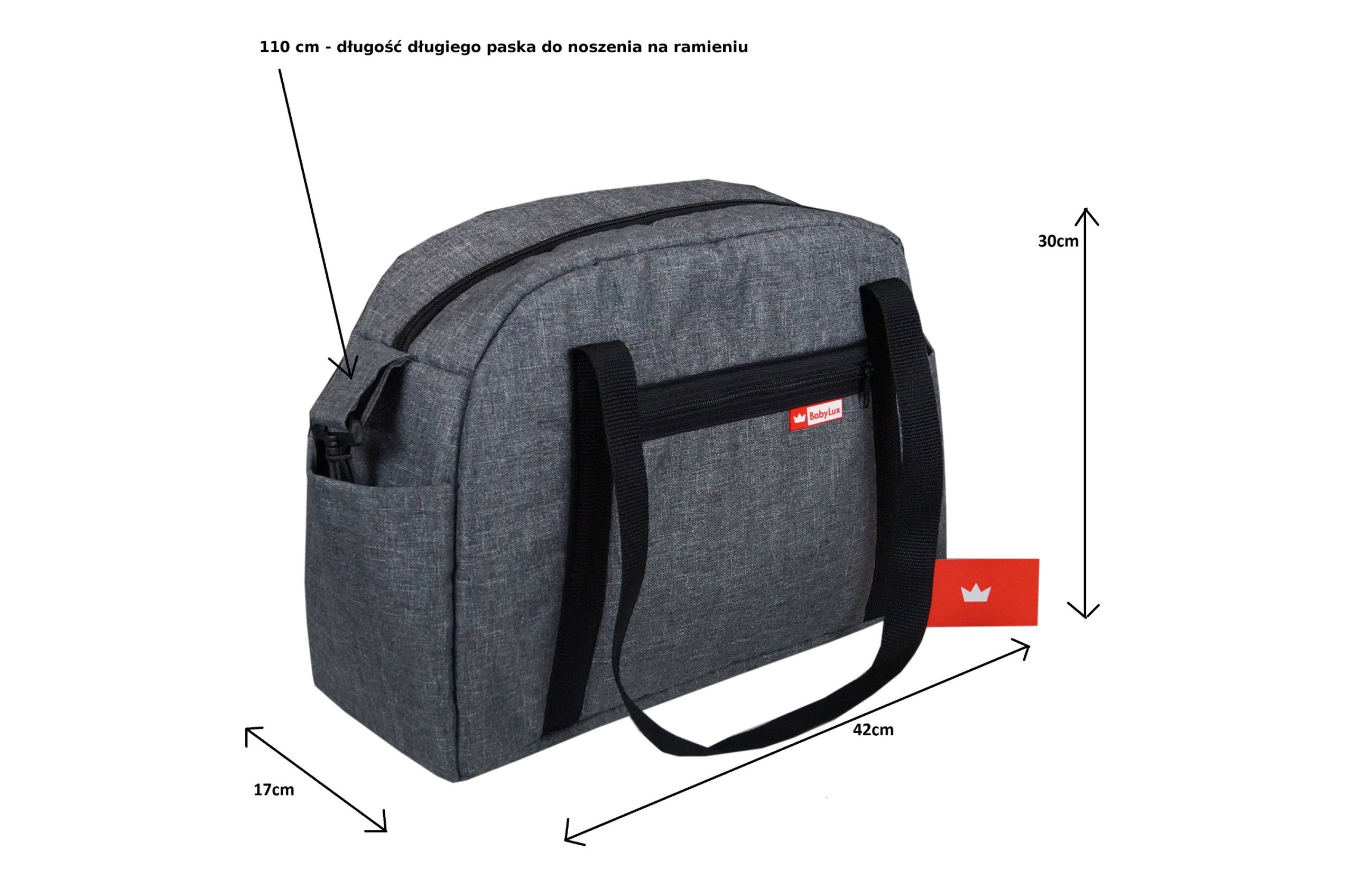 BabyLux TORBA dla MAMY CandyColorful do wózka N 80 Marka BabyLux