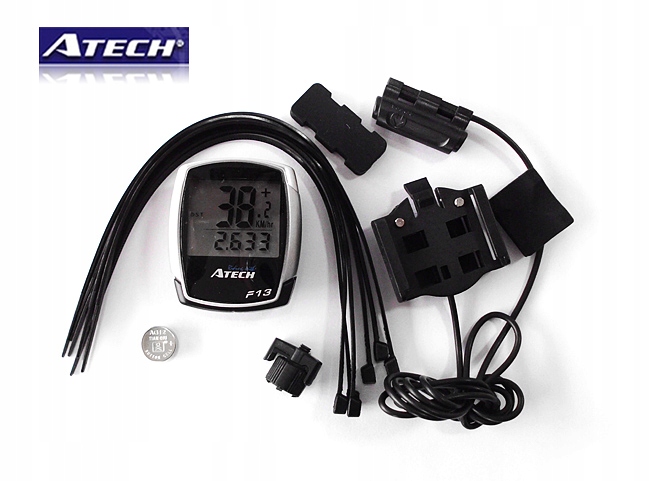 LICZNIK ROWEROWY 13 FUNKCJI ATECH TU-13 NEW! MB Marka Atech