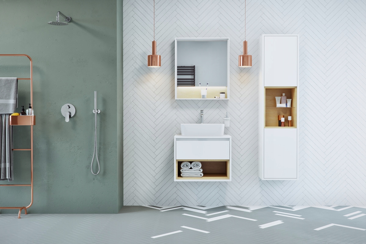 SŁUPEK EXCELLENT BIAŁY/DĄB 400 X 320 X 1600 EAN (GTIN) 5903175662460