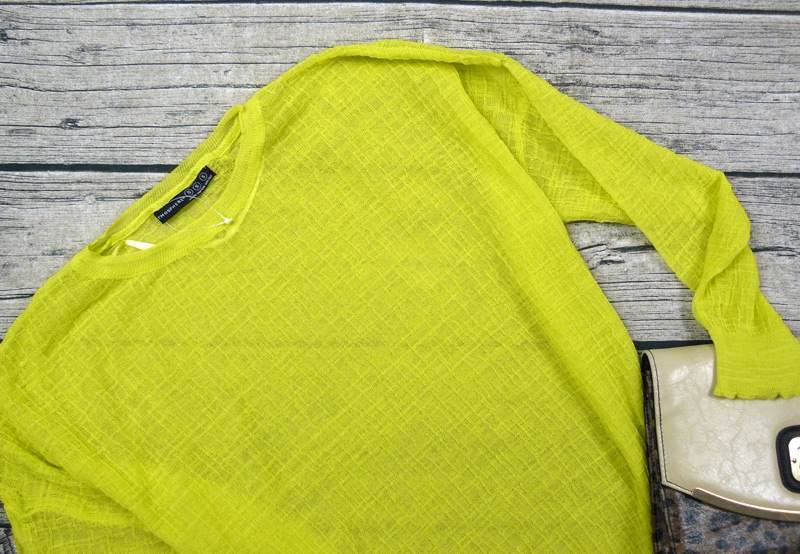 ATMOSPHERE NOWA BLUZKA ŻÓŁTY SWETER SWETEREK S Rozmiar 36