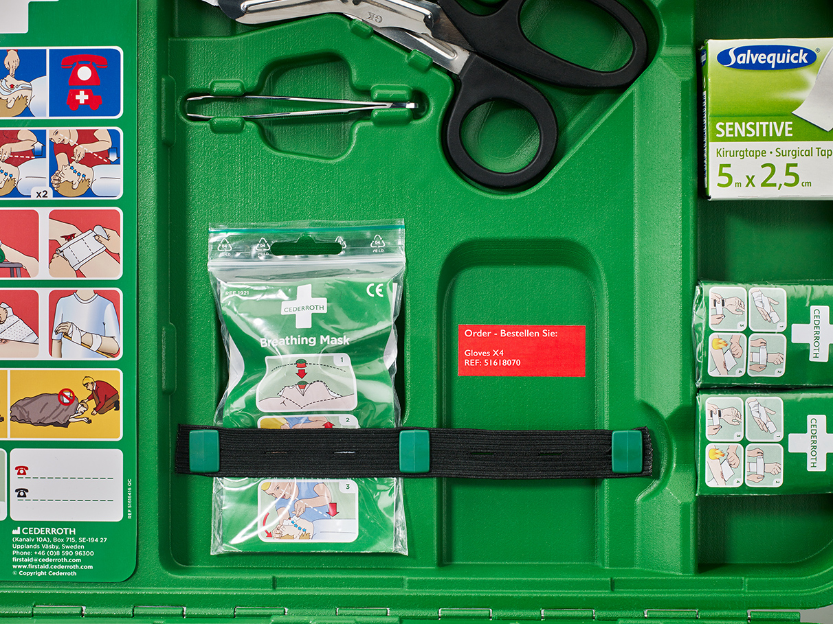 Apteczka walizkowa CEDERROTH First Aid Kit X-LARGE Rodzaj przenośna / walizka