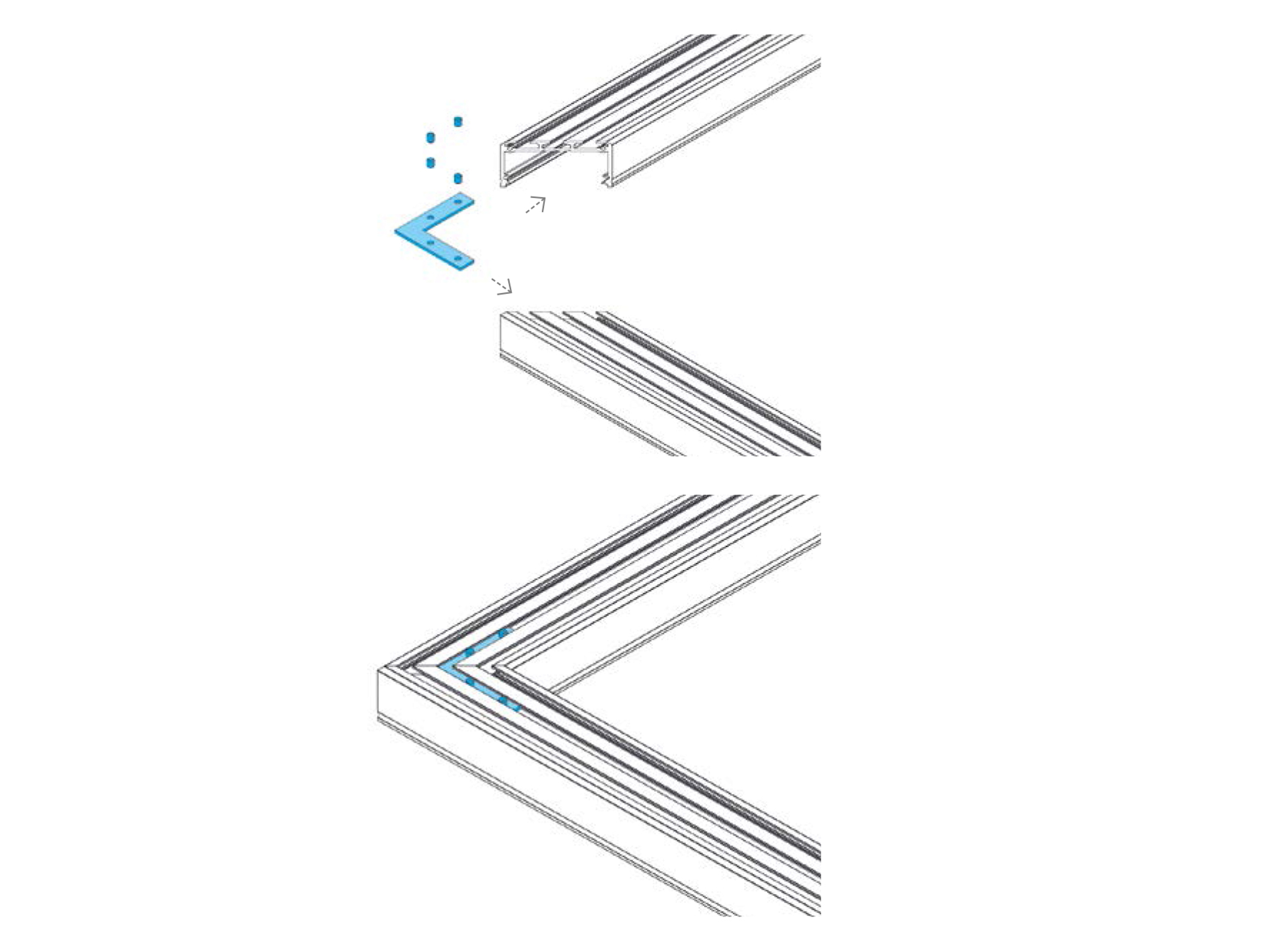 ILEDO INSO ŁĄCZNIK KĄTOWY 120 DO PR0FILI LED Marka Lumines