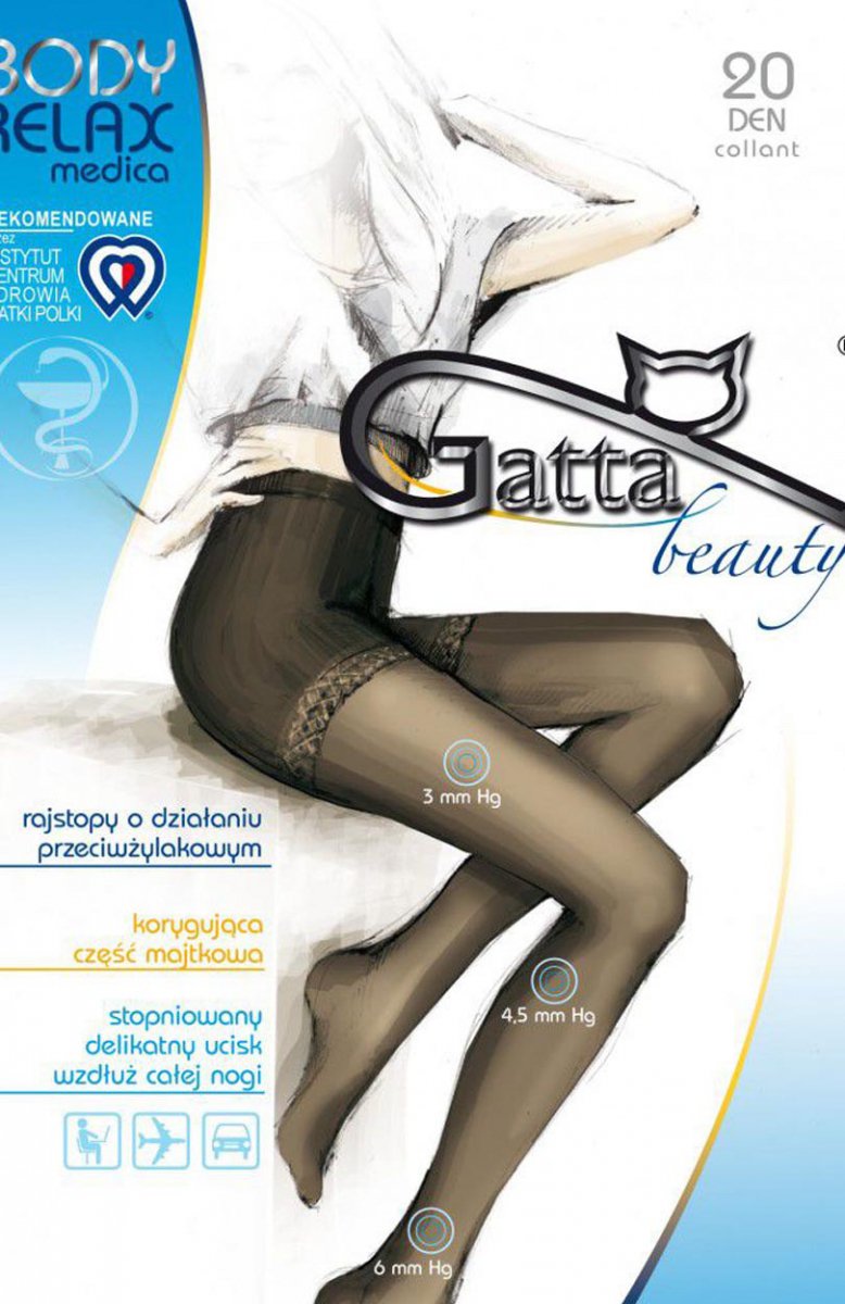 

Gatta Body Relaxmedica 20DEN Rajstopy Damskie R.2