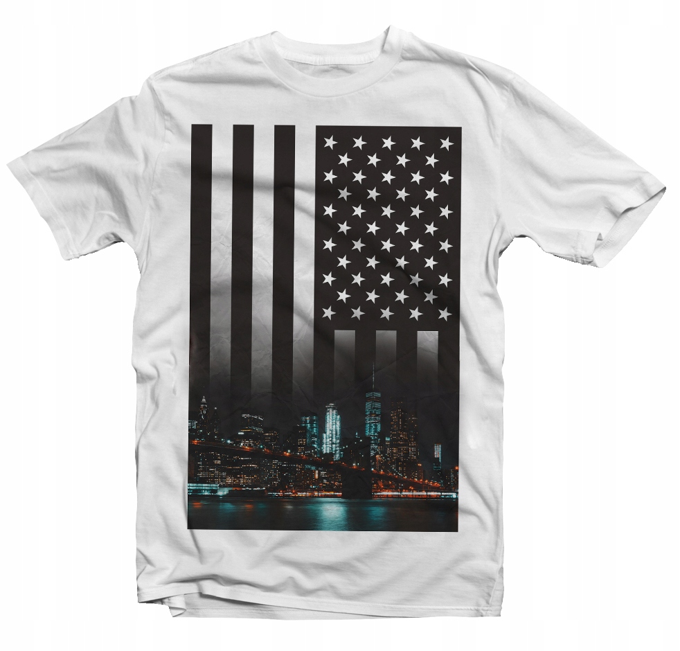 

Koszulka T-shirt Flaga Usa New York L