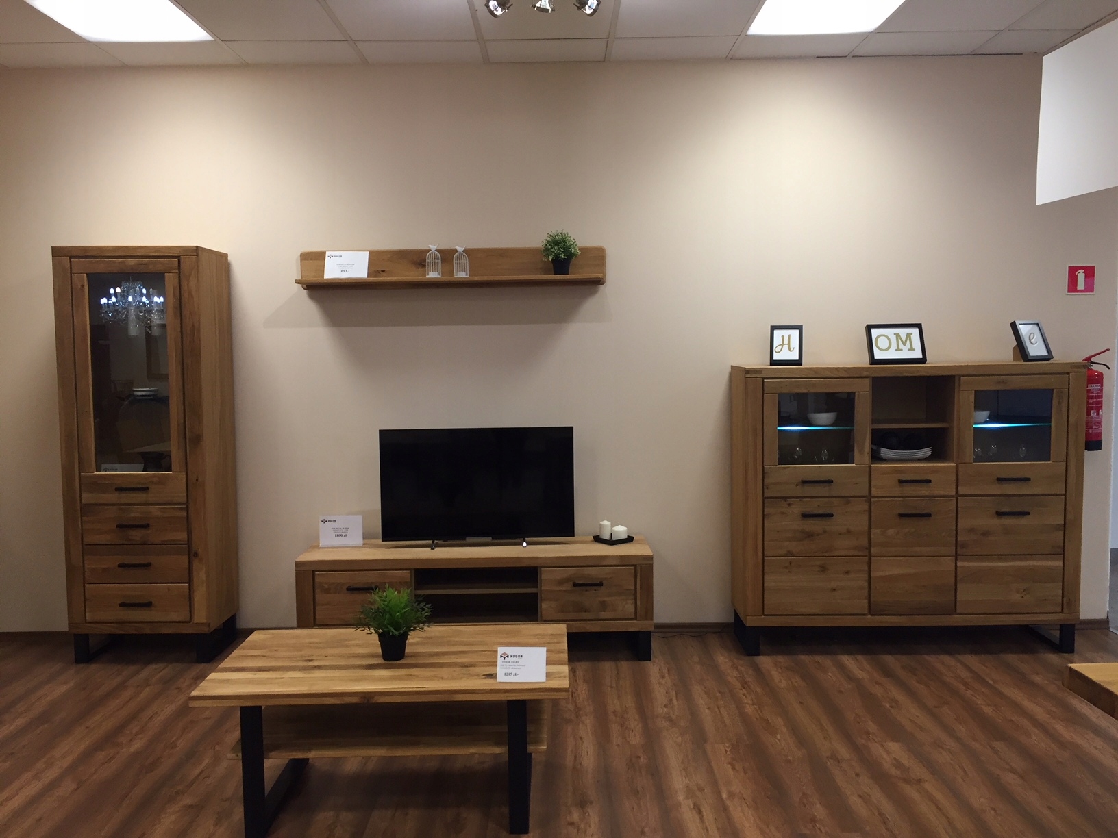 Stolik RTV TV Dębowy POD TELEWIZOR ALASKA 138x60cm Typ stojąca