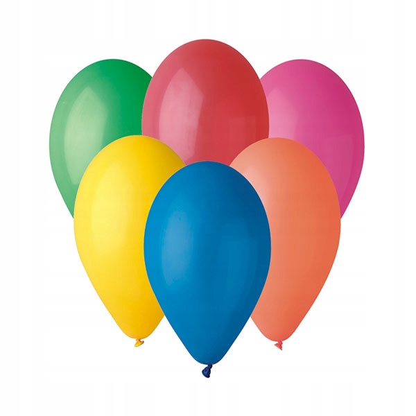 

Balony Okrągłe – Różnokolorowe – 10'' - 100szt