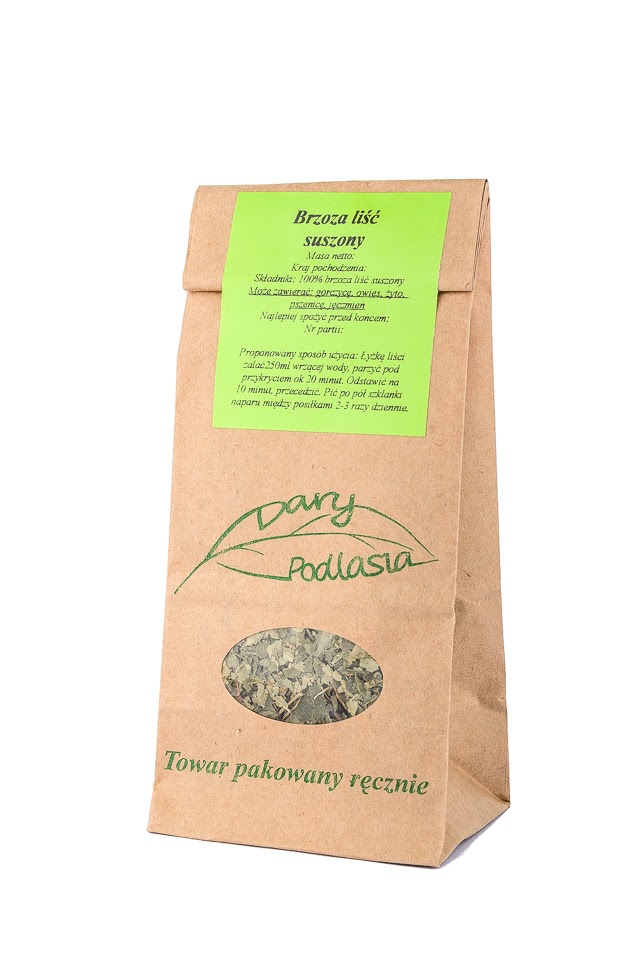 

Brzoza liść brzozy Zioła 500g Dary Podlasia