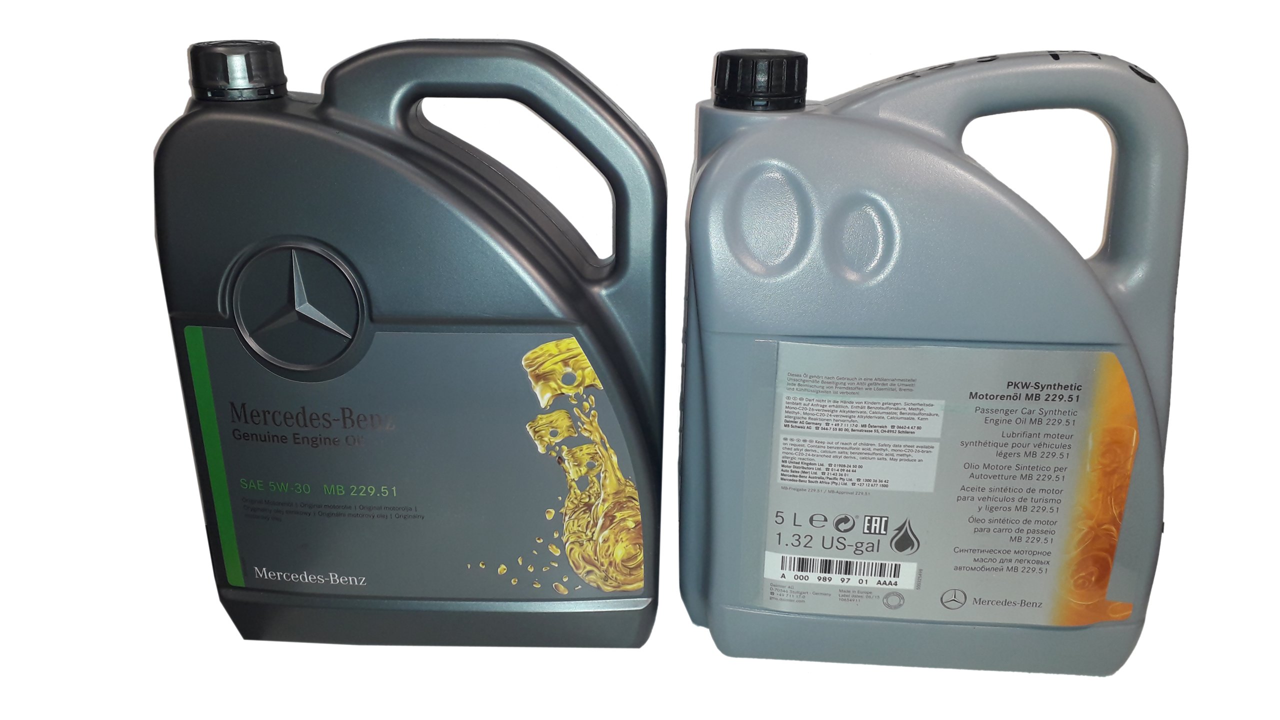 OLEJ MERCEDES OE 5W30 DPF 5W-30 229.51 5L + 5L 10L