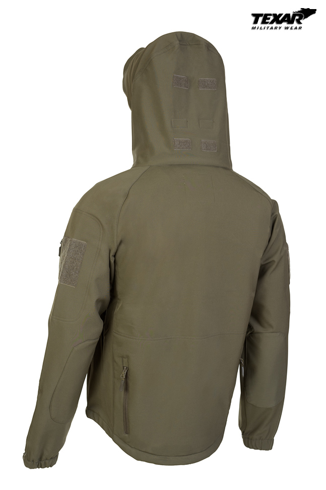 Texar KURTKA SOFTSHELL FALCON Kaptur OLIV - XXL Rozmiar XXL