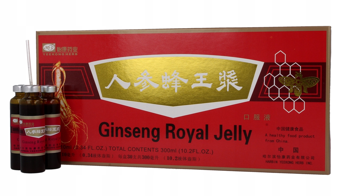 

Ginseng Royal Jelly - Żeń-szeń (ampułki)